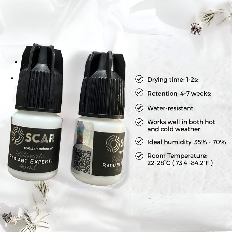 Oscar Glue Transparent | 1 set | Eyelash extension glue dries 1-2 seconds - easynicelash