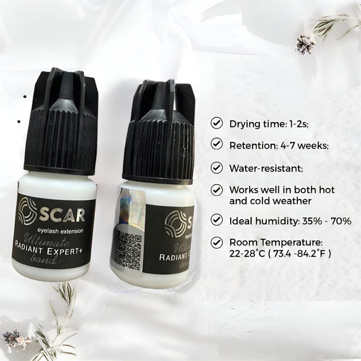 Oscar Glue Transparent | 1 set | Eyelash extension glue dries 1-2 seconds - easynicelash